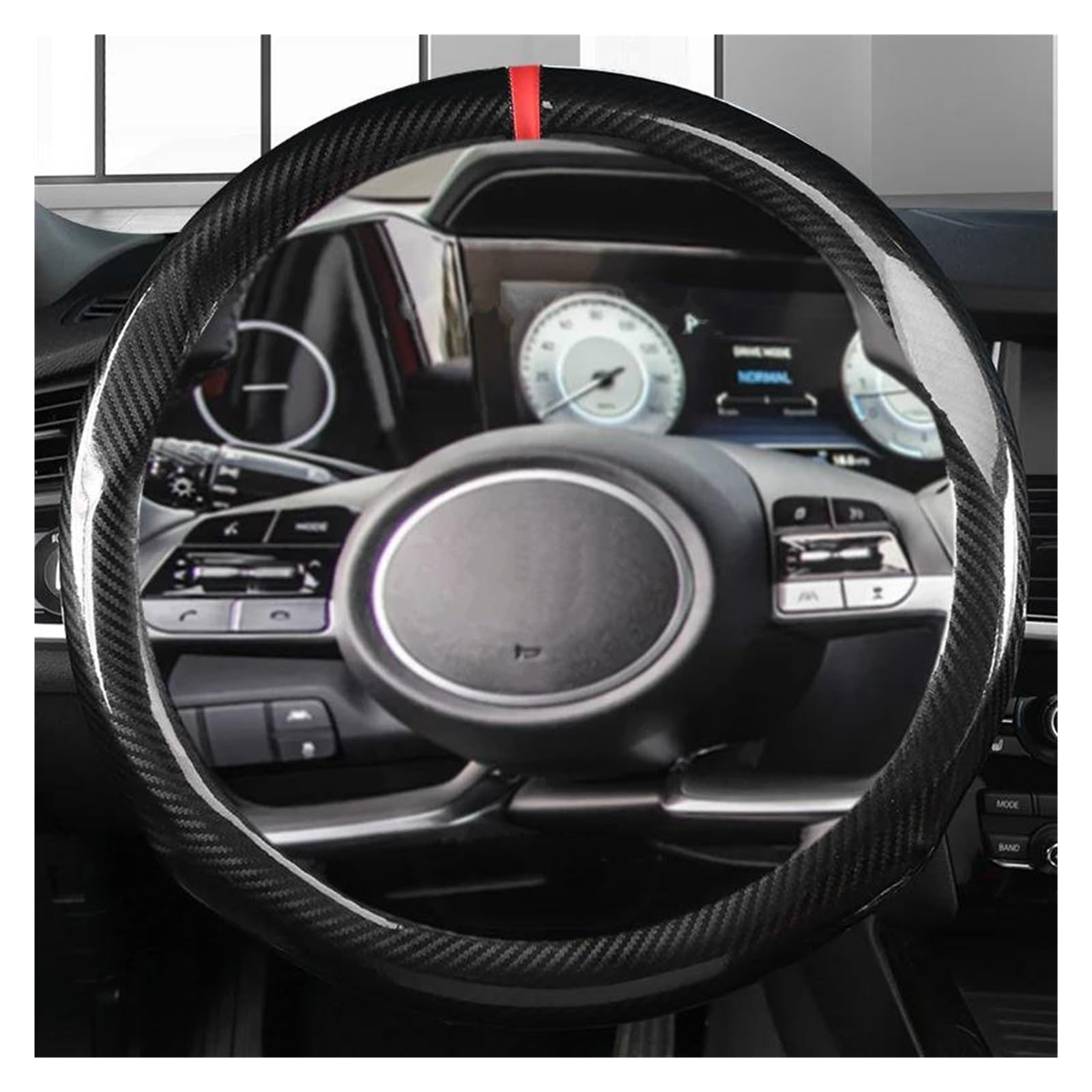 Pokrowiec na kierownicę Hyundai Tucson 2021 2022 NX4, pokrowiec na kierownicę, akcesoria samochodowe, pokrowiec na kierownicę B
