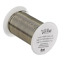 Vista 19 de The Beadsmith - Wire Elements - Alambre de cobre lacado calibre 18, resistente al deslustre, para fabricación de joyas, bobina de 10 yardas, 9.14
