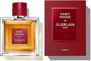 Guerlain Habit Rouge Parfum Spray for Men, 3.4 Ounce