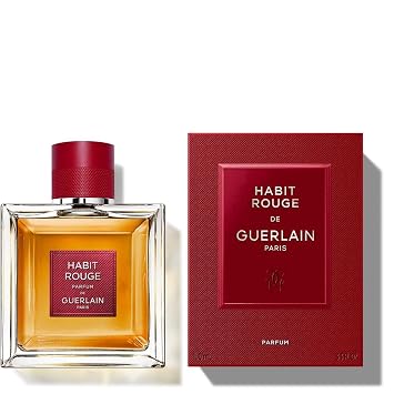 Habit Rouge by Guerlain for Men - 3.3 oz Parfum Spray