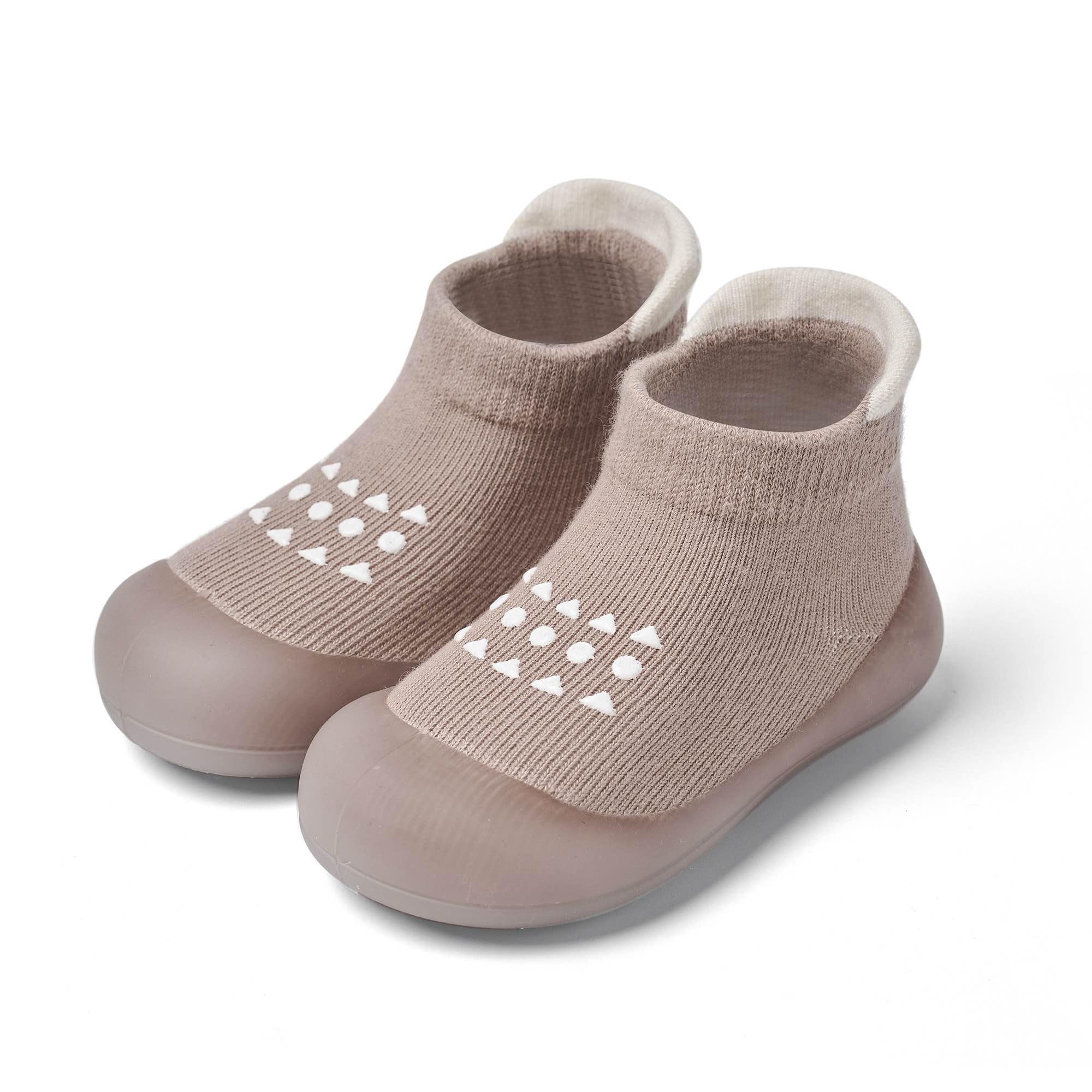 Baby Walking Sock Shoes Infant Non-Slip Breathable Slippers with Soft Rubber Sole Baby Boys Girls Sneakers