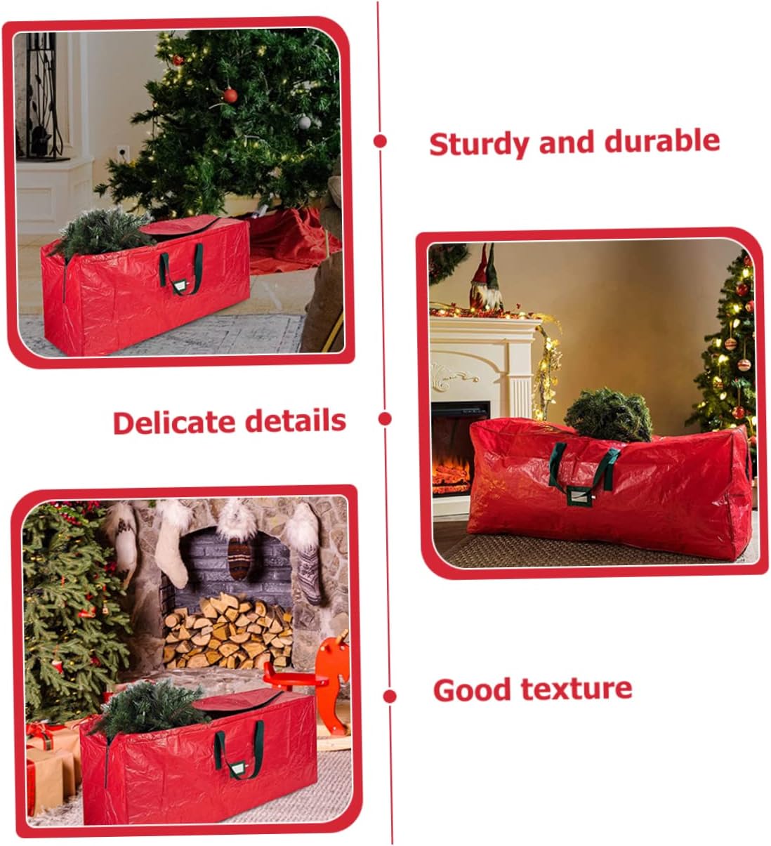 Xmas Tree Storage Container Large Bag for Holiday Tree Storage with Handles