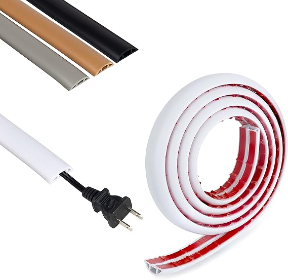 Rubber Bond Cord Cover Floor Cable Protector Strong Self Adhesive Floor Cord