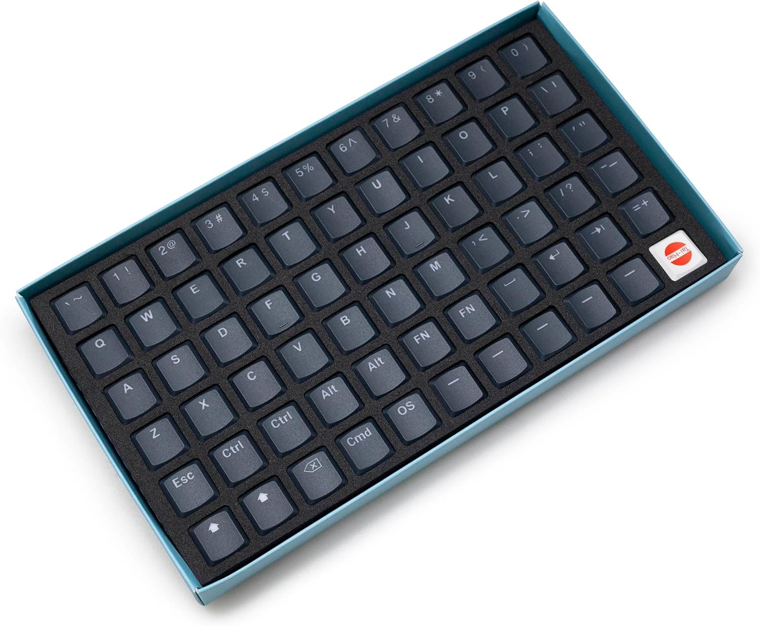 Taihao THT Dark Blue Keycap Thins Low Profile Keycaps for Gaming Mechanical Keyboard Kailh Choc 1350 or MX Switch Light Through (THT DarkB for MX x1)