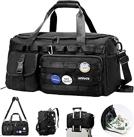 Bolsa Viagem Academia Impermeável Masculina Feminina 4 em 1, Mochila Gym Bag Grande com Compartimento para Sapatos e Itens Molhados, Ideal para Treino, Fitness e Uso Diário