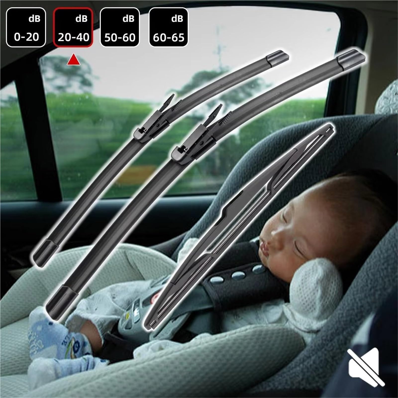 Tergilunotto Rear 1 2 3 4/6 Pezzi Tergicristallo Anteriore Posteriore Tergicristallo Spazzole Accessori Auto Per Peugeot 307 2005 2006 2007 Tergicristallo(6 Piece)