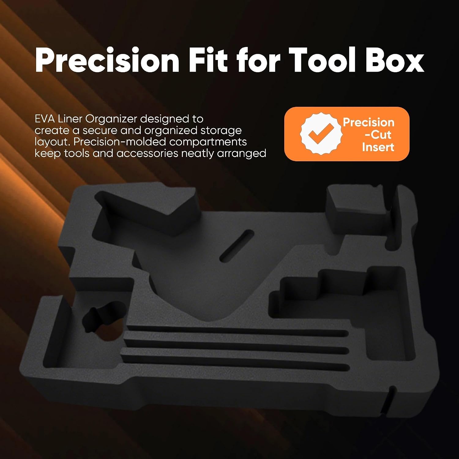 EVA Liner Organizer Compatible with 8435 Series Tool Box - Custom Inserts Fit for 2520 Series Tools, Dedicated Model, Not Universal