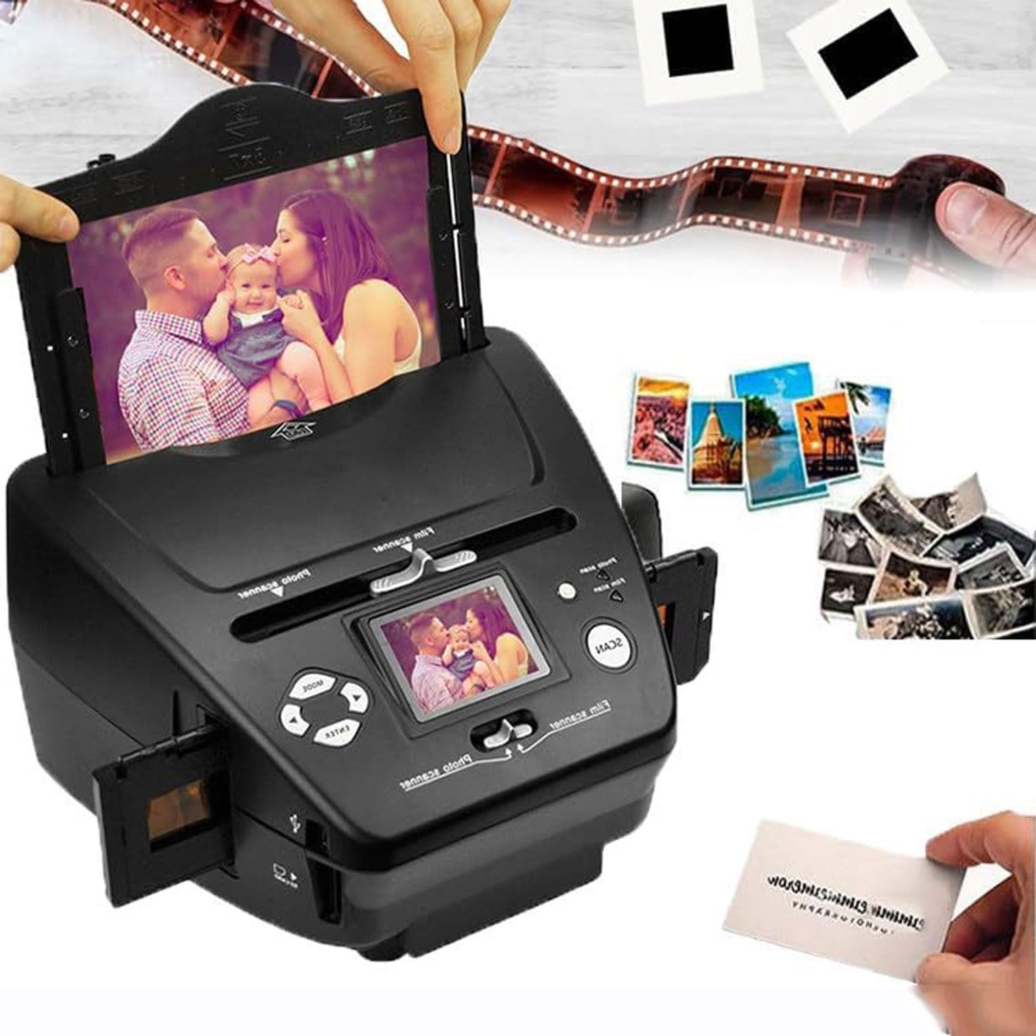 Scanner de film numérique pour sauver vos vieilles diapositives et photos abîmées