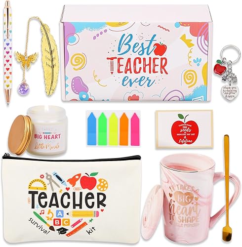 Miniatura 1 de Regalo ideal de agradecimiento para profesores y regalos de Navidad para profesores para mujeres, set de regalo para profesores reflexivos para