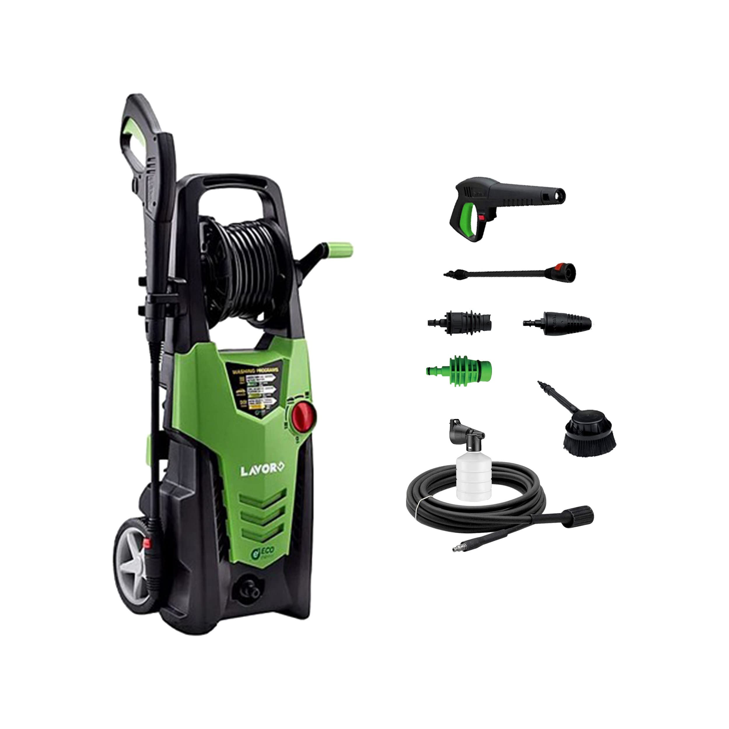 Hidrolimpiadora de alta presión Planet 160 bar WPS con accesorios 2500 W