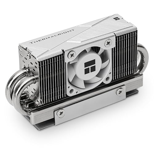 Miniatura 7 de Thermalright HR10 2280 PRO - Disipador de calor SSD negro, disipador de calor de doble cara, con ventilador PWM pequeño y de alta velocidad,