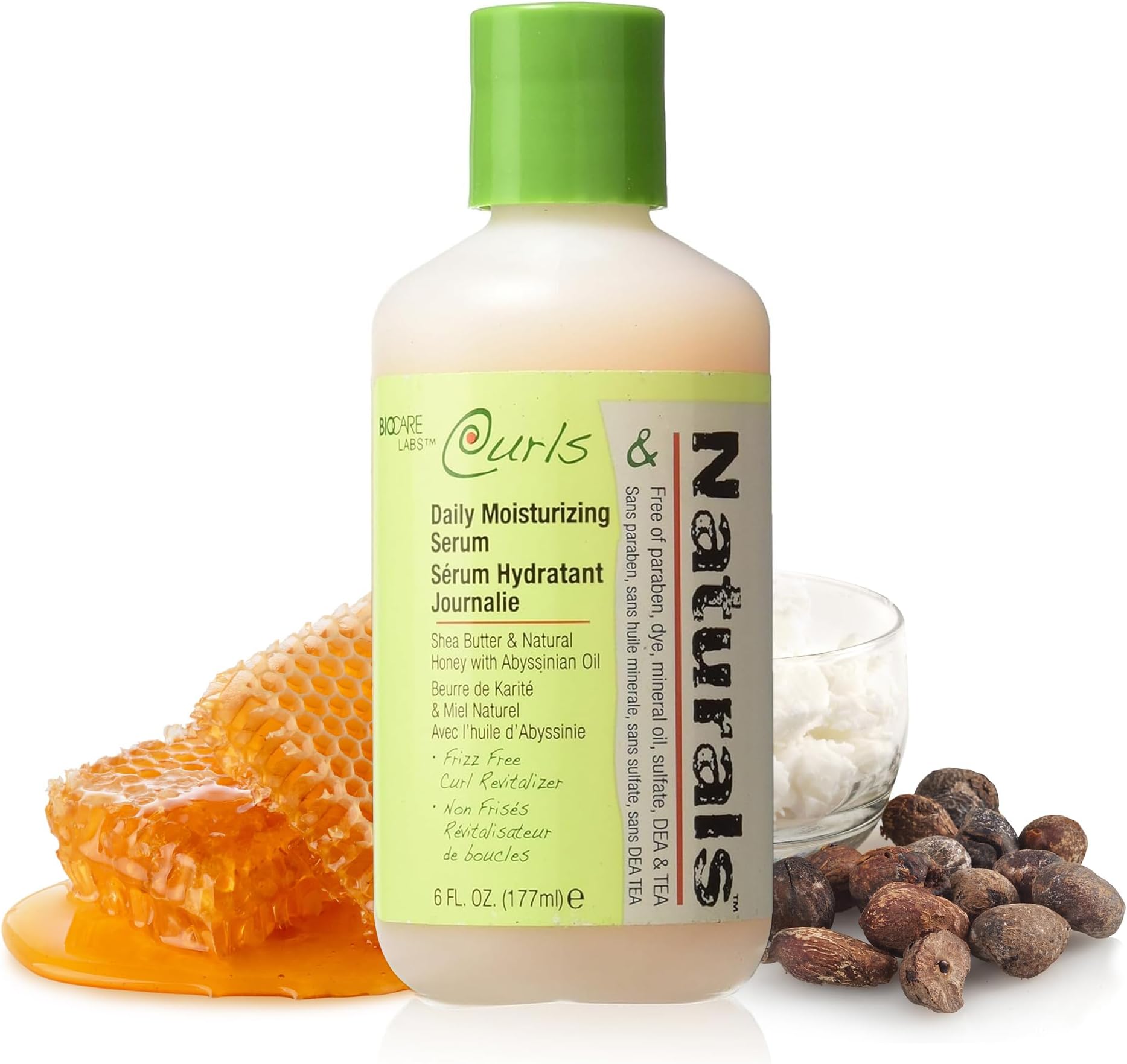 Daily Moisturizing Serum with Shea Butter for Soft, Shiny, and Frizz-Free Hair