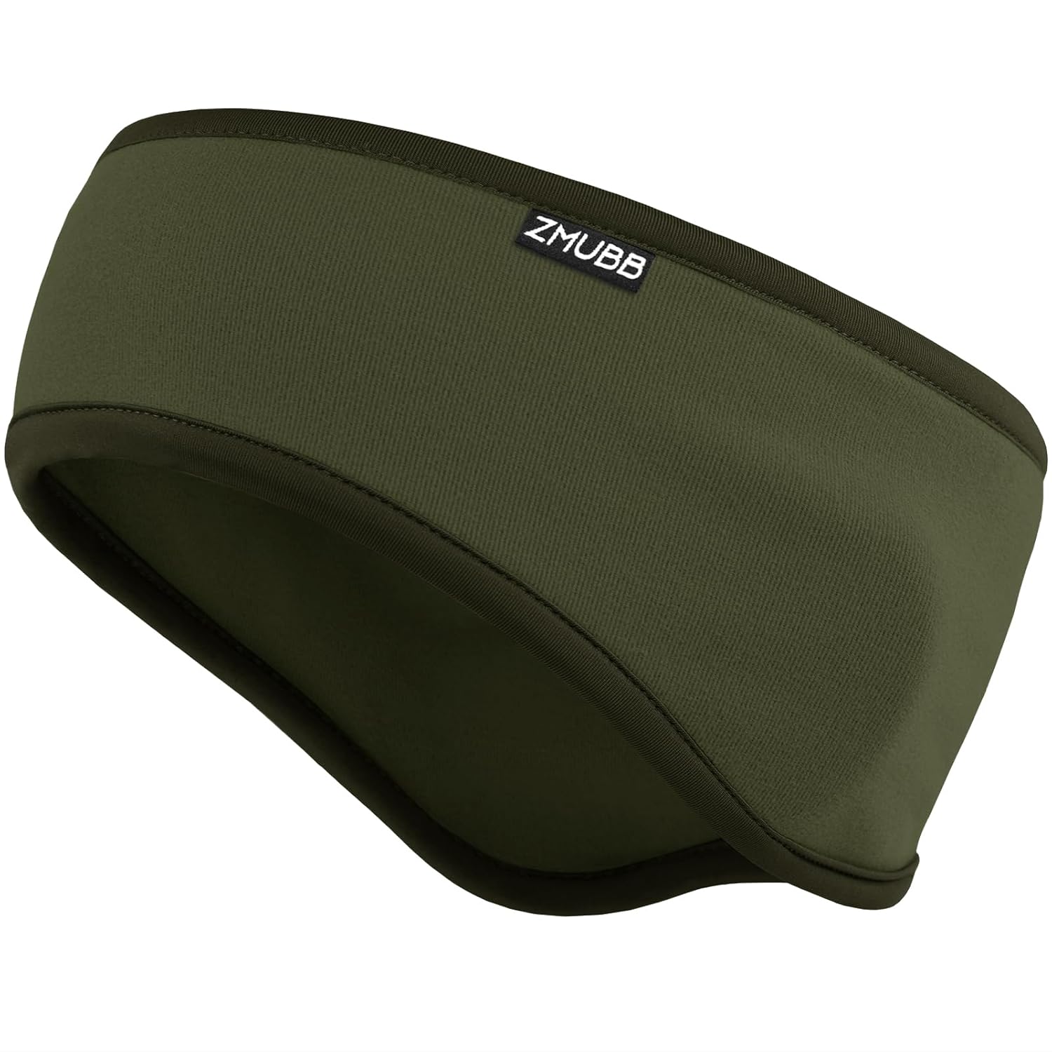 Fleece Ear Warmers for Men Women - Winter Headband Ear Muffs Ear Covers for Cold Weather Running Cycling Ski (army)