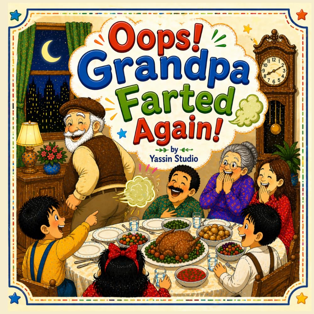 Oops! Grandpa Farted Again!: A Funny and Silly Short Story for Kids About Family, Laughter, and Fun – A Hilarious Story for Children