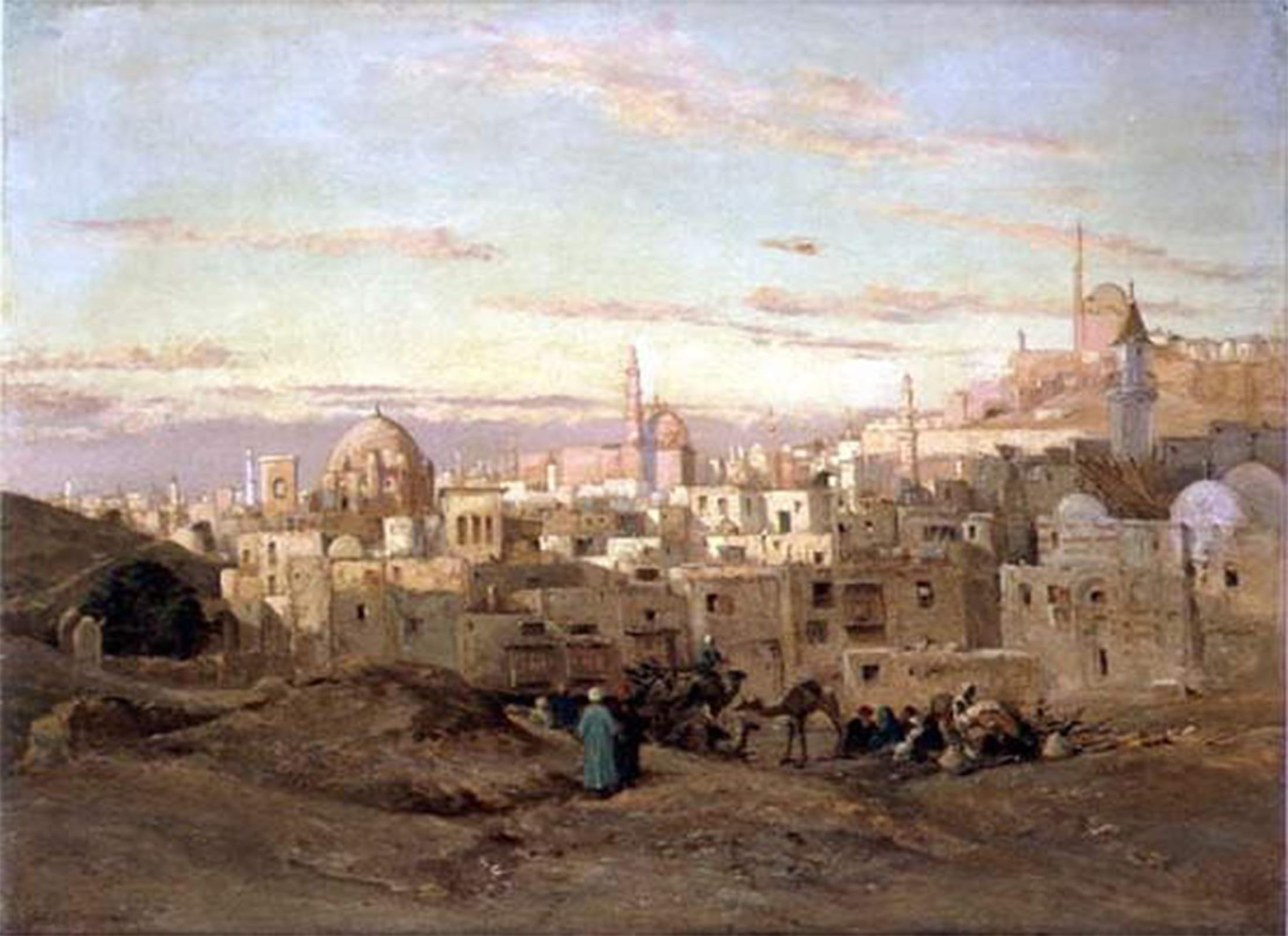 Póster clásico de pared Il Cairo de John Varley, cuadro vintage de decoración 60x90cm 5