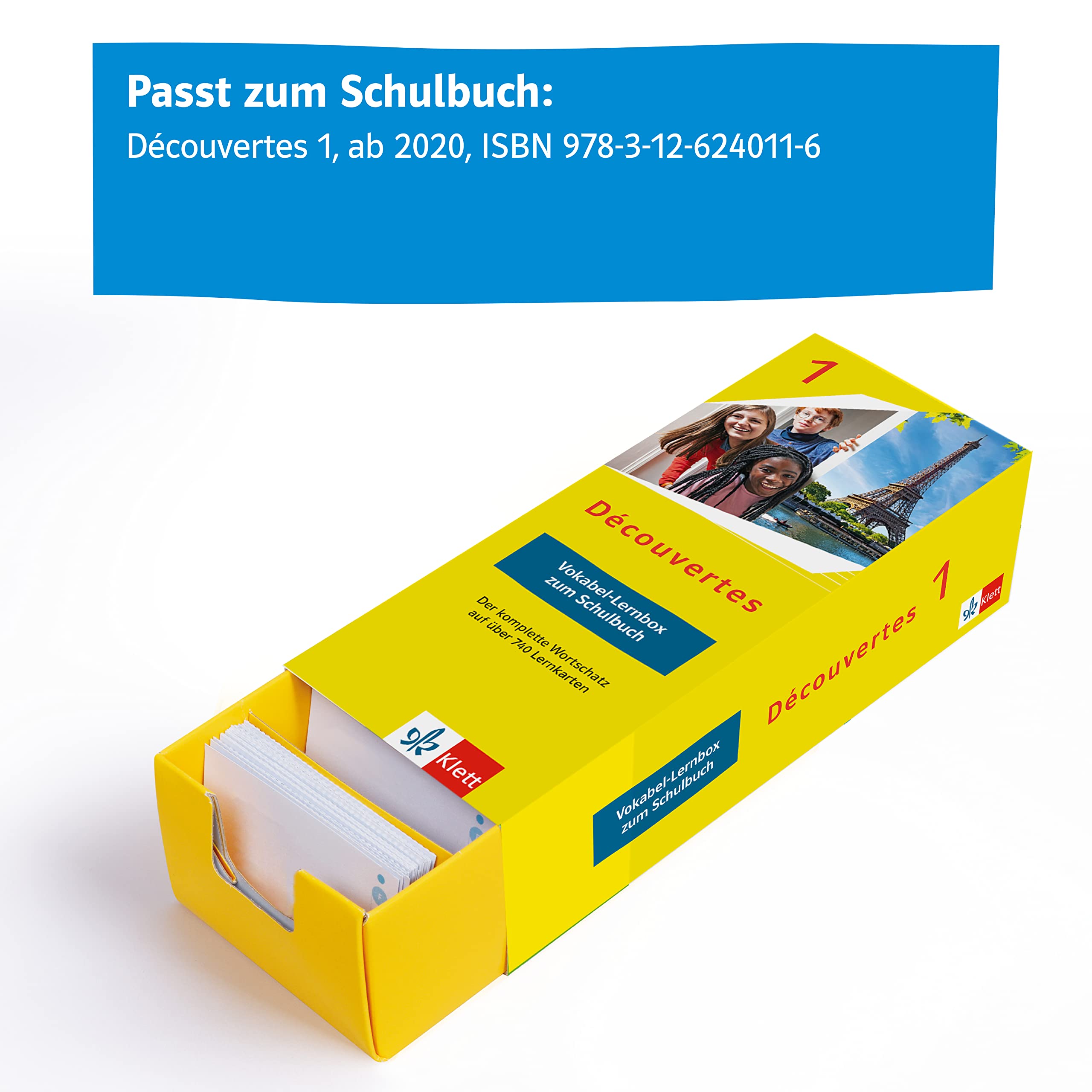 Découvertes 1 ab 2020 - Vokabel-Lernbox zum Schulbuch Klasse 6: Französisch passend zum Lehrwerk üben (Découvertes. Ausgabe 1. oder 2. Fremdsprache ab 2020)