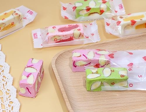 Miniatura 4 de PENTA ANGEL Nougats - Bolsas para dulces, 400 unidades, de plástico transparente, para regalos, bolsas de embalaje para fiestas temáticas de