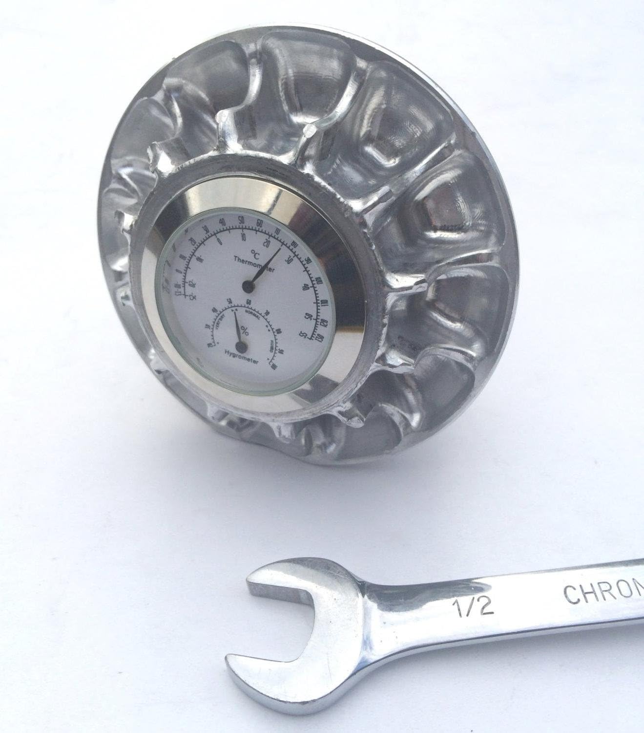 Room thermometer & humidty hygrometer Unique guys mans Formula 1 office desk accessory F1 car driving motorsport gift