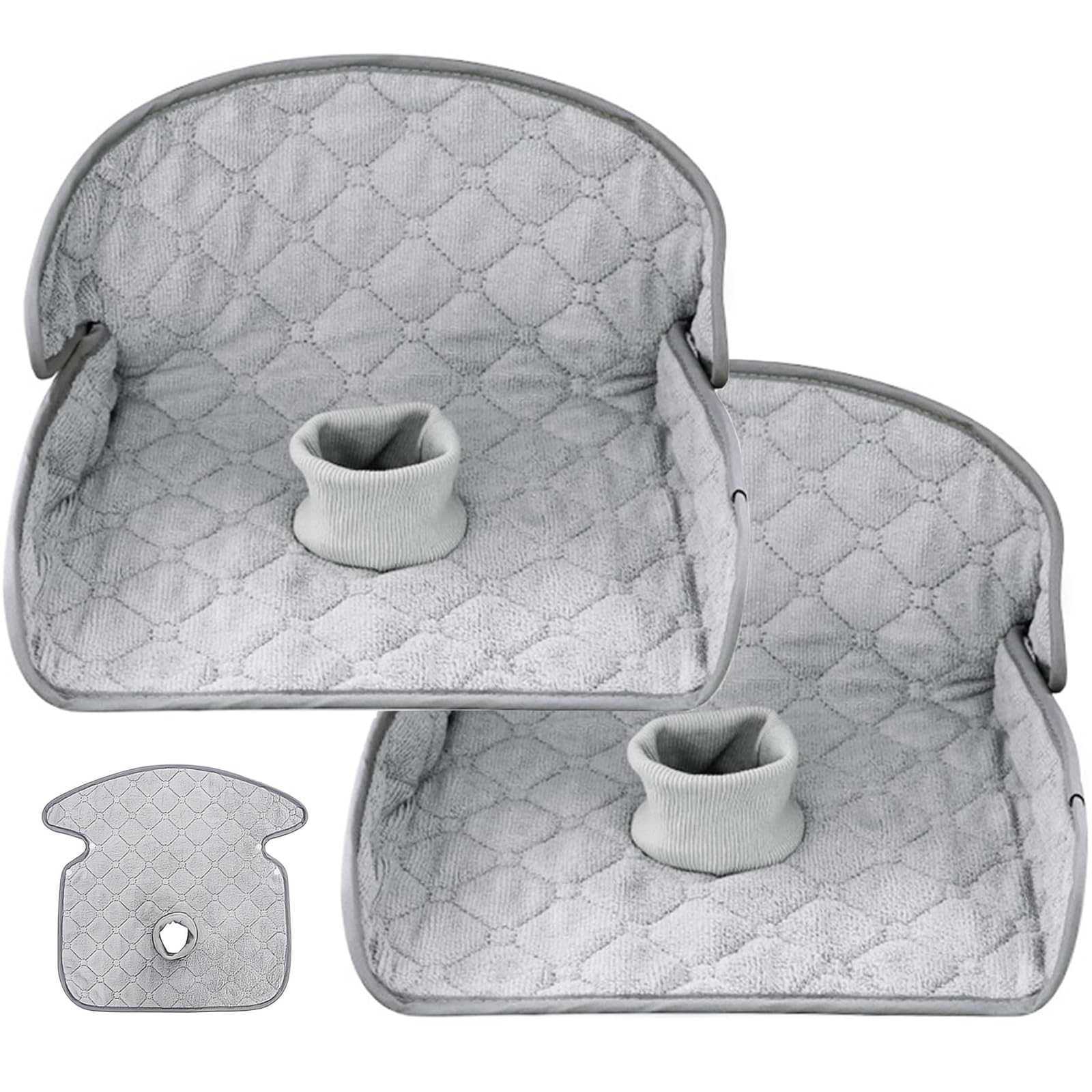 KAMHBE 2 Stück Kindersitzunterlage Auto wasserdichte Schutzunterlage für Töpfchentraining Kindersitz Protektor Pad für alle Kinderwagen & Autositze
