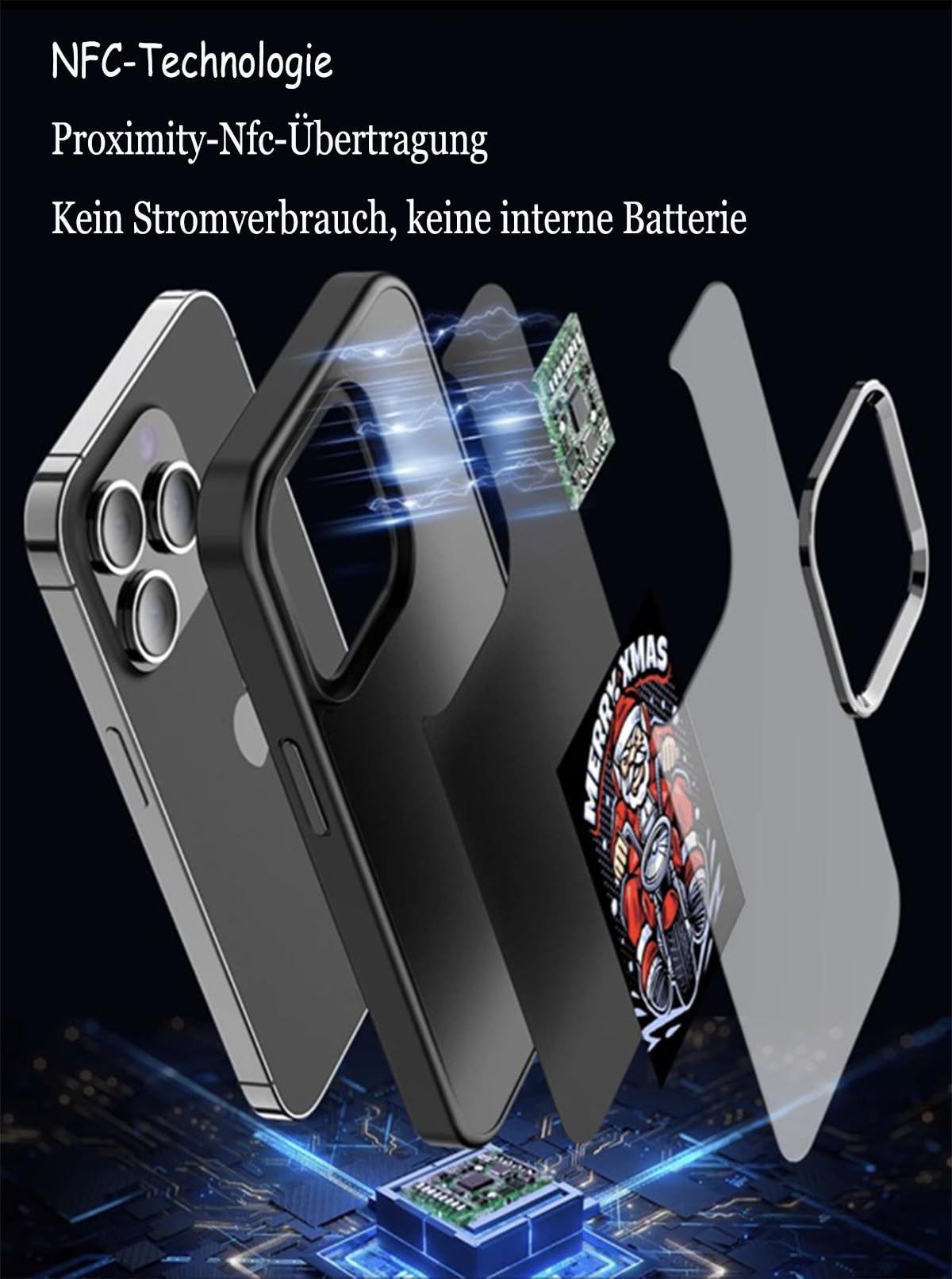 Coque de téléphone Personnalisable avec Projection arrière avec Photo Intelligente - Affiche instantanément Les Photos sur l'écran d'encre. Coque arrière pour Personnaliser Votre téléphone à Tout