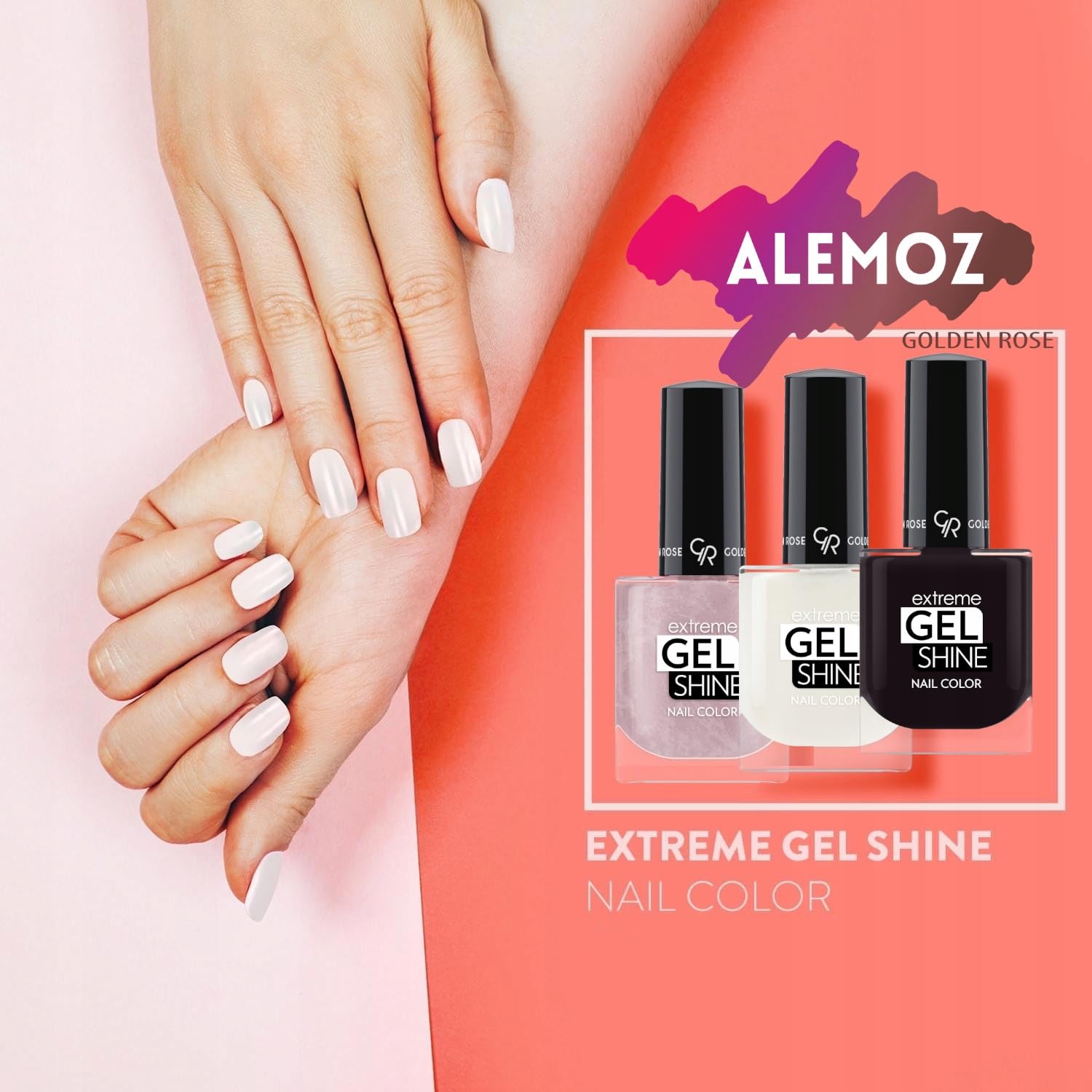 Golden Rose Extreme Gel Shine Nail Color - 34 - Jel Görünümlü Parlak Oje 10.2 ml