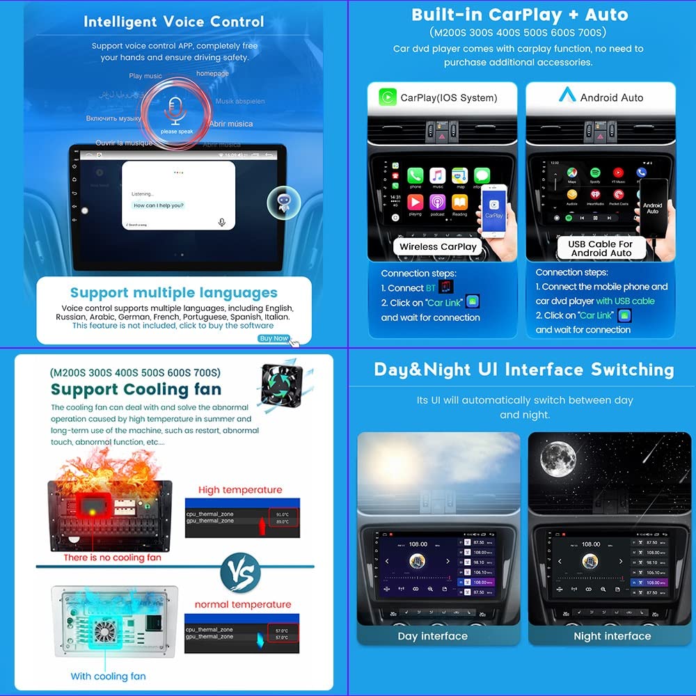 Autoradio stéréo 2 Din à écran tactile de 9 pouces Android 11 pour Mazda CX5 CX-5 2012-2015 Navigation de voiture Récepteur audio de voiture intégré au tableau de bord Prise en charge CarPla