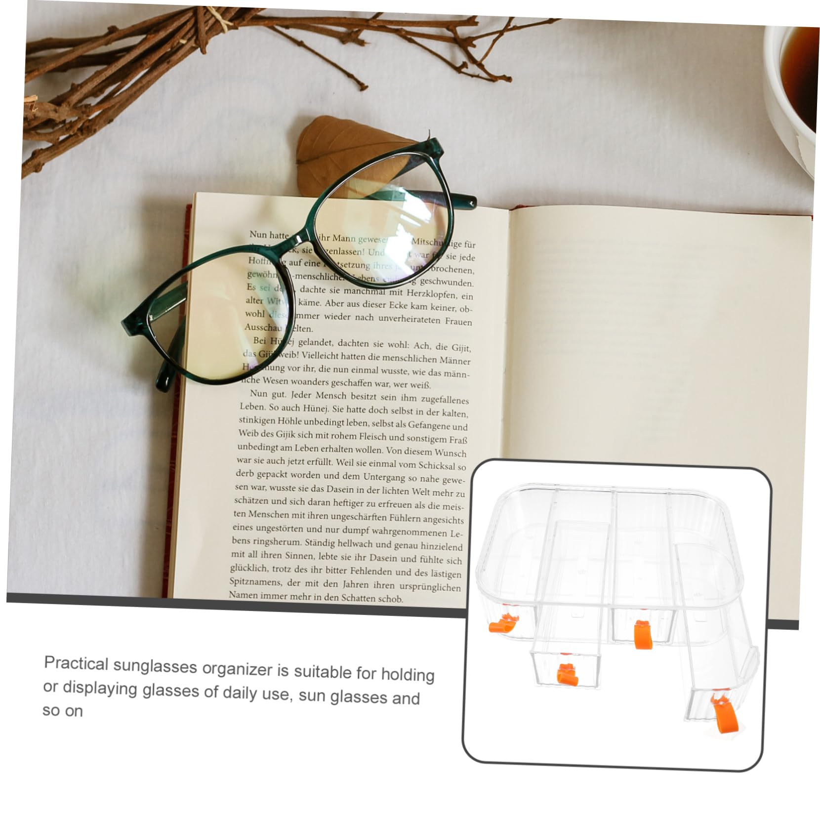 Organisateur de Lunettes de Soleil Acrylique Boîte de Rangement Transparent pour Affichage et Protection des Lunettes pour Maison et Magasin