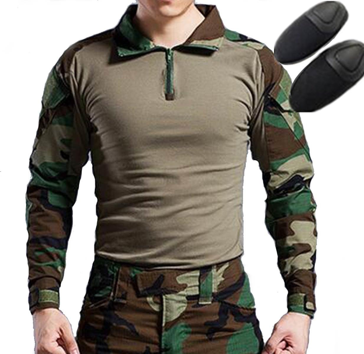 中国軍官給品 現役用砂漠星林迷彩防寒服 フード付きミリタリーコート