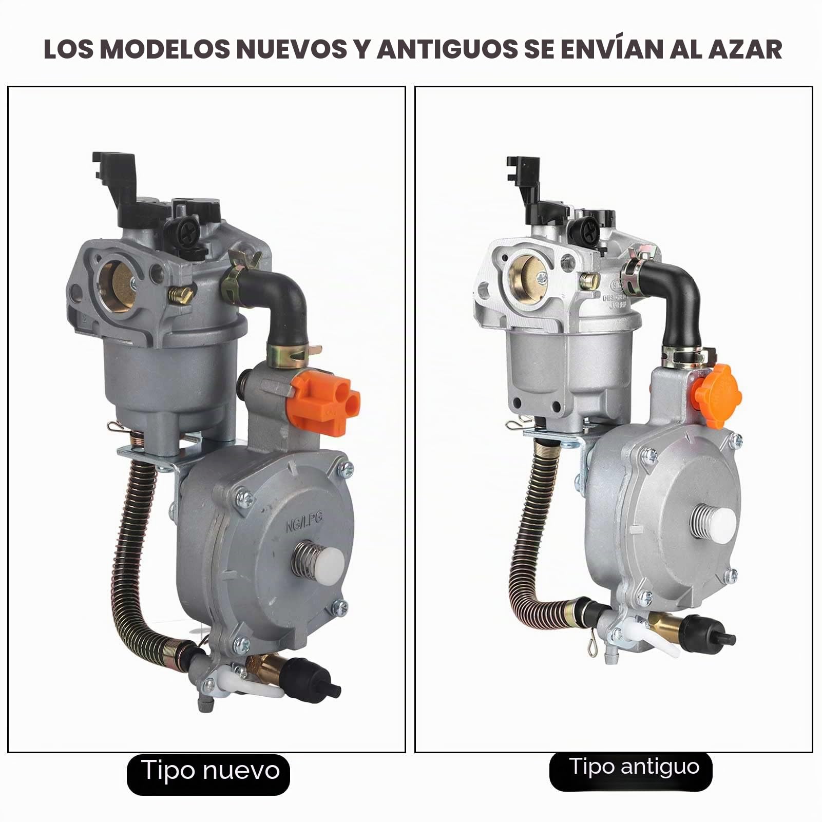 Para generador de 2.8KW carburador de combustible dual LPG NG kit de conversión GX200 170F bobina de estrangulación manual
