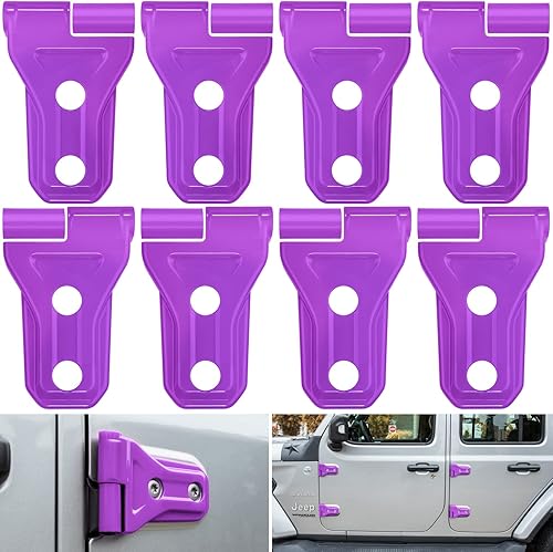 Vista 33 de Cubierta de bisagra de puerta, accesorios exteriores, decoración para Jeep Wrangler JL JLU Sport Sahara Freedom Rubicon Unlimited y Gladiator JT 2