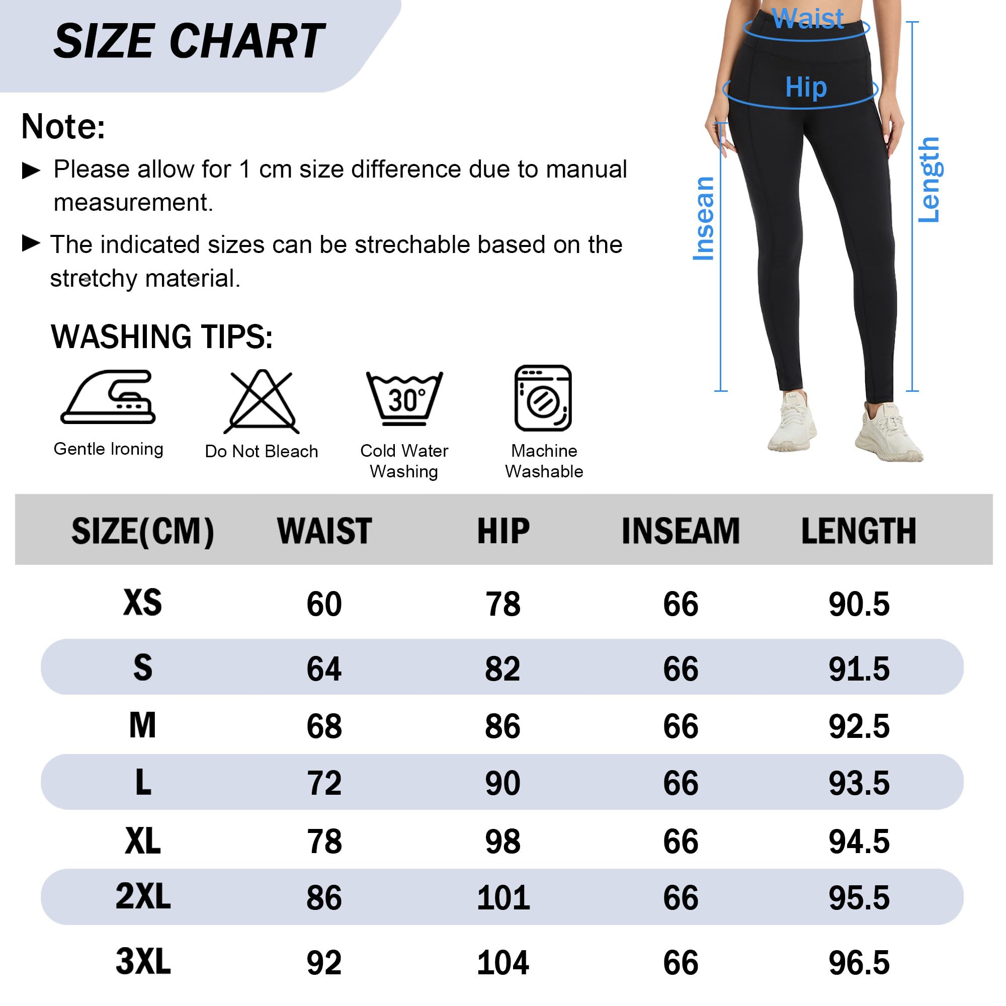 adorence Legginsy Damskie z Kieszeniami, Legginsy Gimnastyczne dla Kobiet, Legginsy Sportowe Nieprzezroczyste, Spodnie do Jogi z Wysokim Stanem