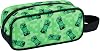 Baagl Minecraft Pencil Case and Gym Bag Set 2 Pieces for Boys and Girls, School Pencil Case, Gym Bag, Pencil Case, Shoe Bag, Pencil Case for Teenagers, Children Case, creeper, 42 cm x 31 cm x 1 cm
