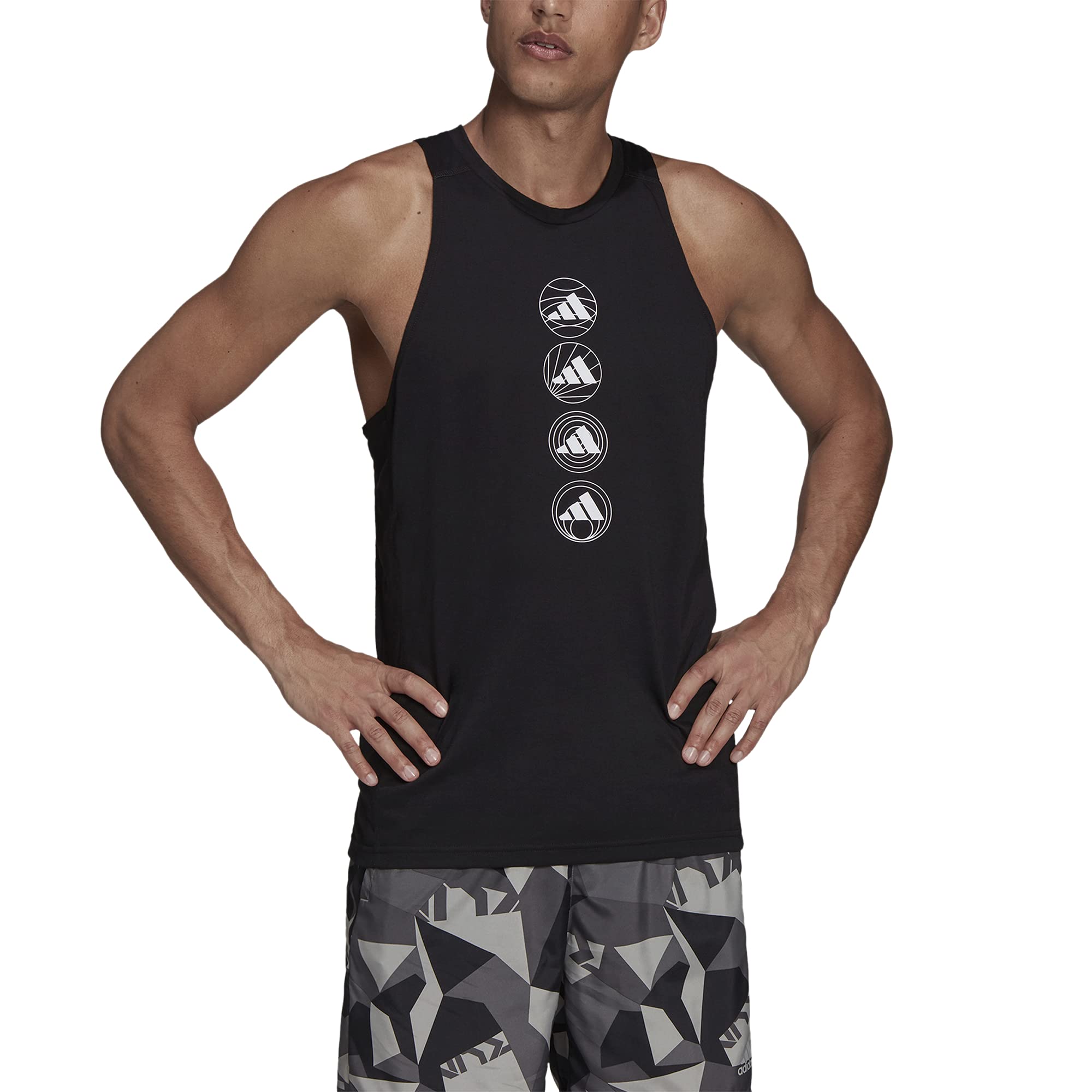 Men's Running Vest, Black