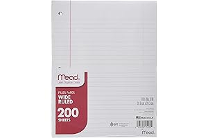 Wide Ruled Paper Perfect for School and Office Use
