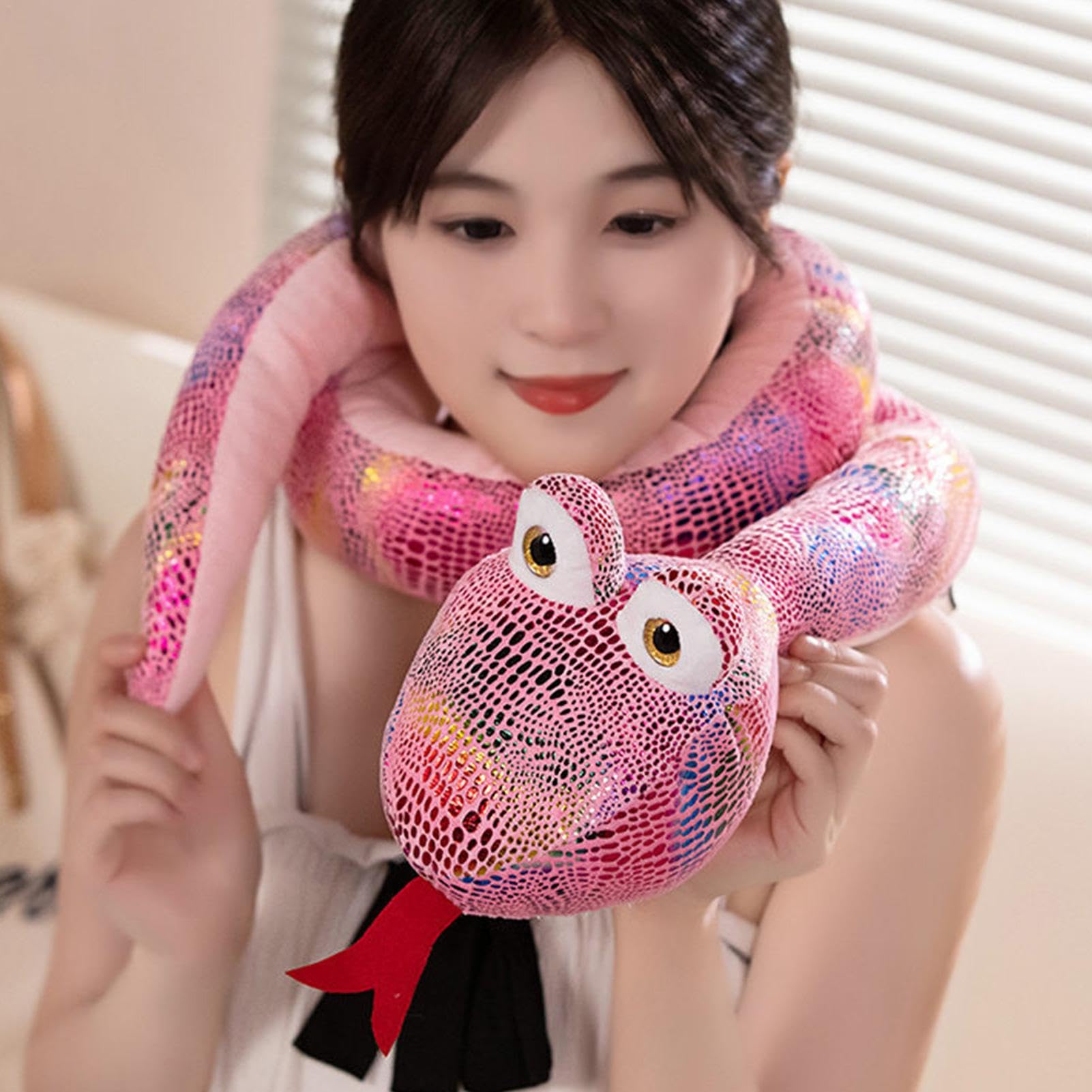Serpente Di Peluche Gigante 160 Cm – Morbido E Realistico, Perfetto Per Scherzi, Decorazione E Regali Divertenti