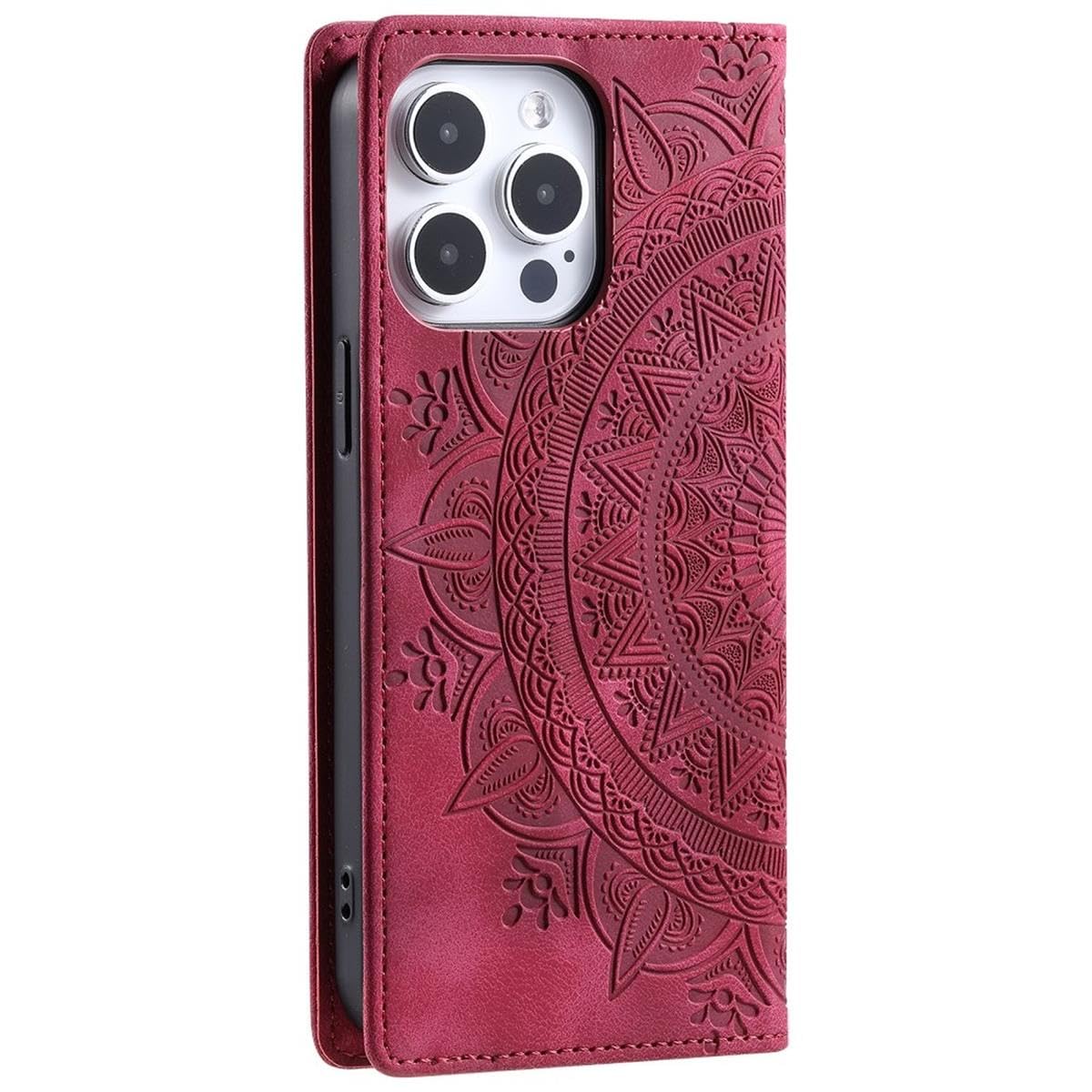Funda Tipo Libro Para IPhone 13/14 - Cuero Sintético, Con Ranuras Para Tarjetas, Soporte Plegable Y Diseño De Panda Dulce
