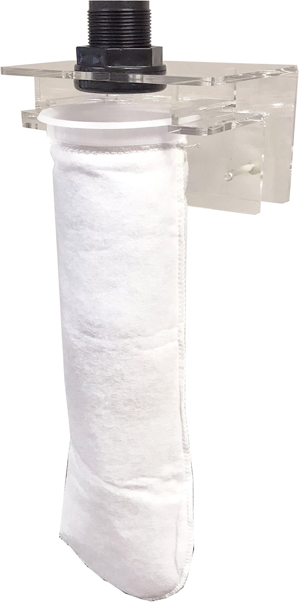 Micron Bag Holder - (Small Micron Bag Holder with 4" Round Filter Sock and 1" Bulkhead)