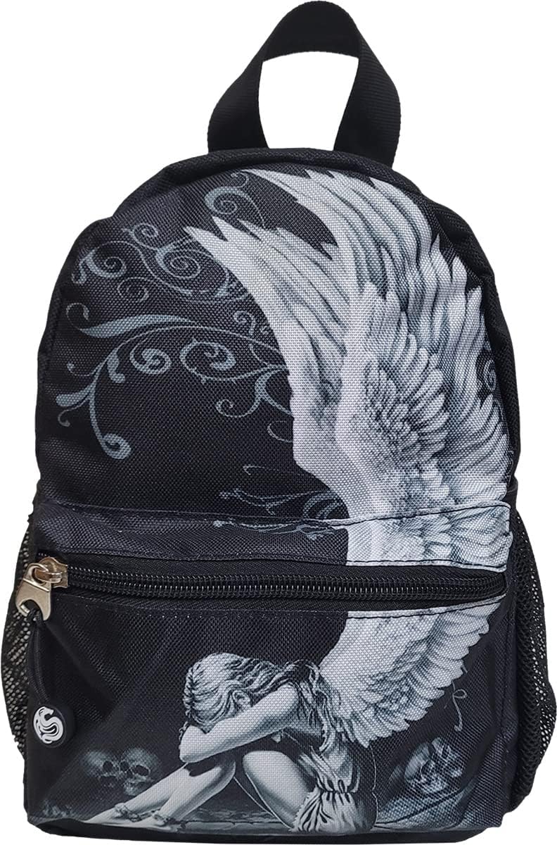 Spiral Mini Back Pack Including Mobile Pocket, Black, L