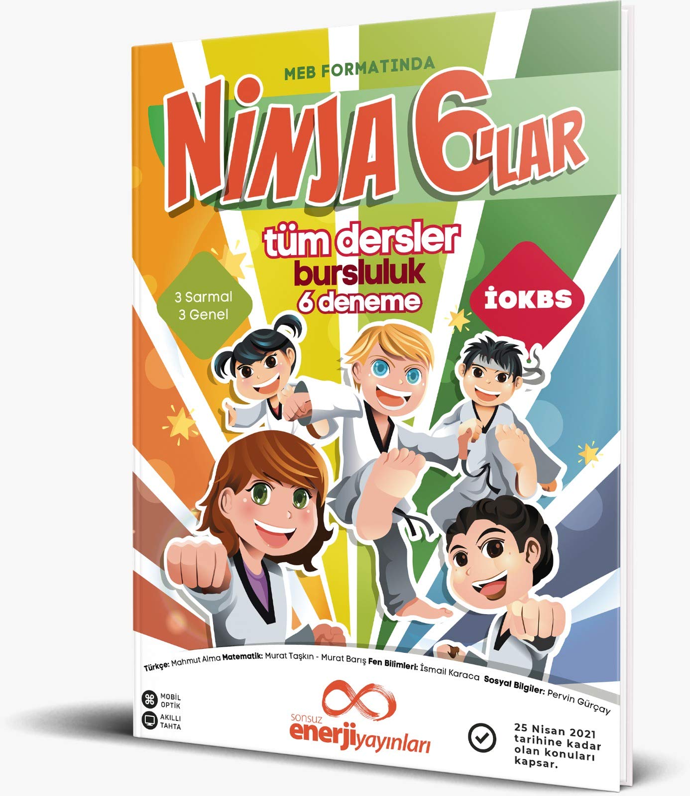 Sonsuz Enerji Ninja 6 livre de 6 examens blancs pour réviser tout le programme