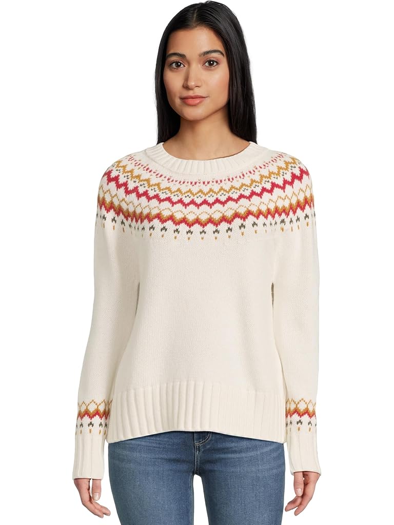 White Barbour Tidal Knitted Jumper