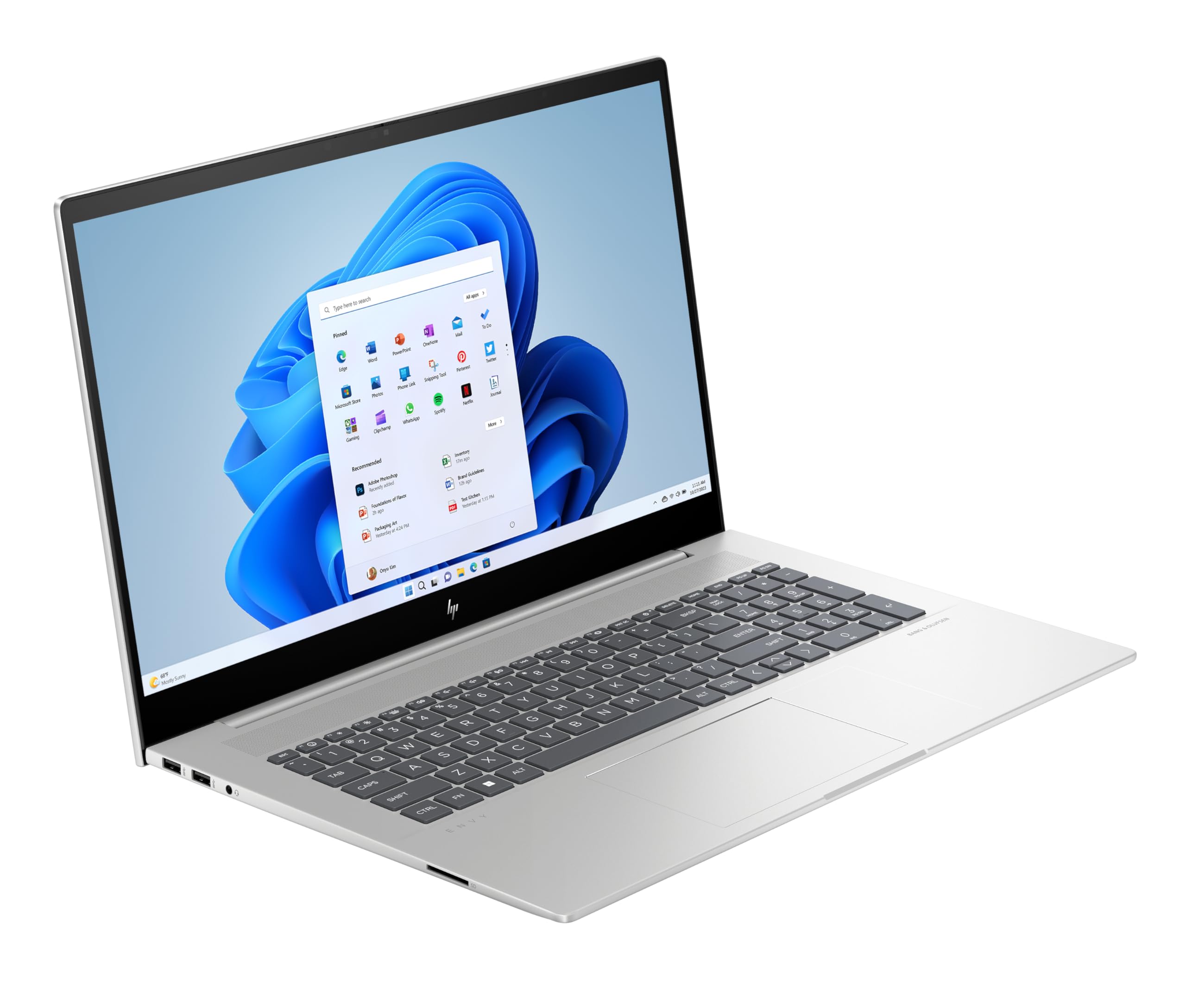 HP Laptop Envy 17-cw0247nw | 17.3" 4K Ultra HD | Intel Core i7-13700 | 16 GB RAM | 1TB SSD | Windows 11 Pro | QWERTY Keyboard (Polski)