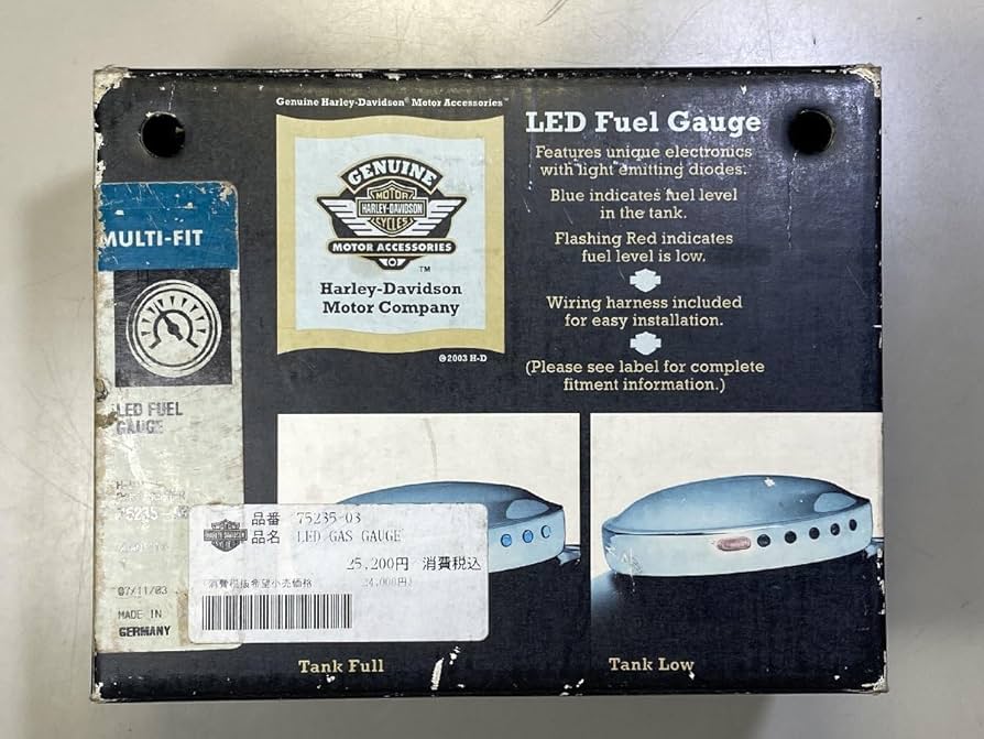 新品　ハーレー純正　LED フューエルレベルゲージ　ダイナ　ソフテイル 新品ハーレー純正LED フューエルレベルゲージダイナソフテイル