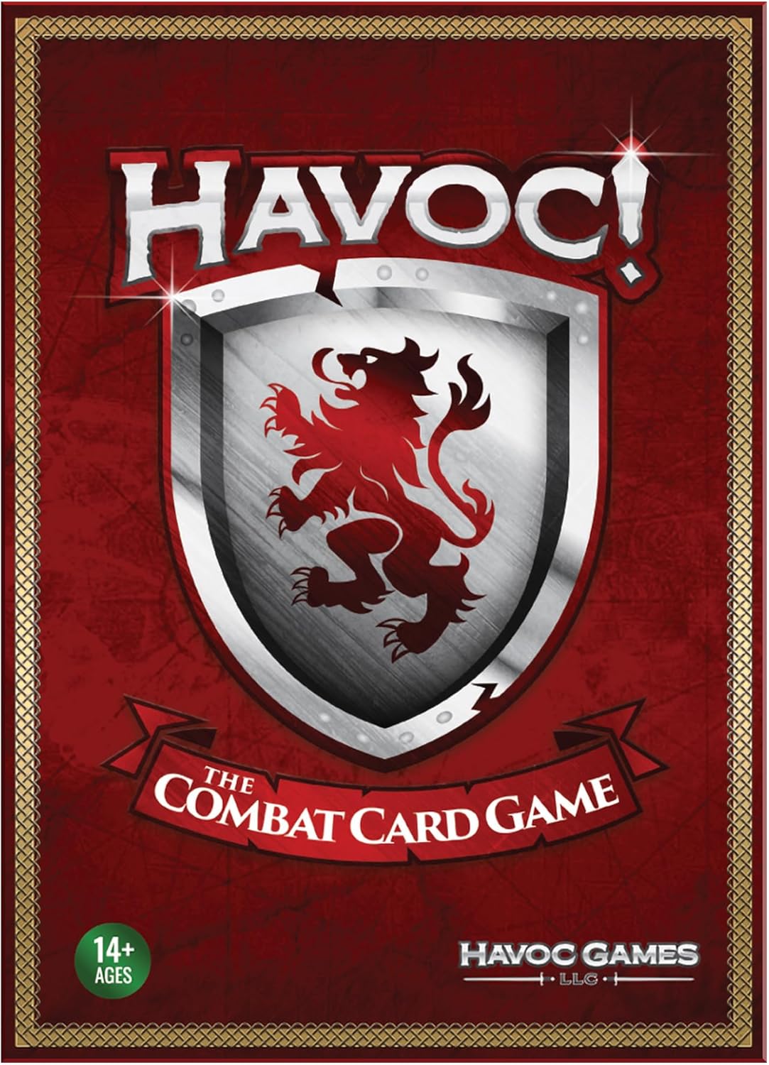 Fantasy Medieval Combat Tabletop Game for Ages 14+, 1+ Players, with 864 Cards, rulebooks and dice