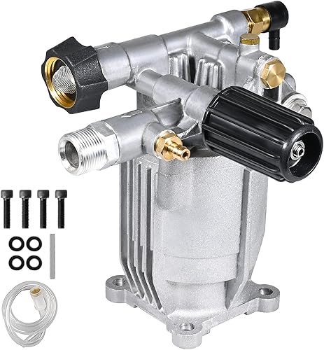 MUTURQ Bomba de hidrolavadora horizontal de eje de 34 pulgadas, fácil de ajustar 2000-3000 PSI, 2.5 GPM, bomba de repuesto OEM para Simpson, Honda
