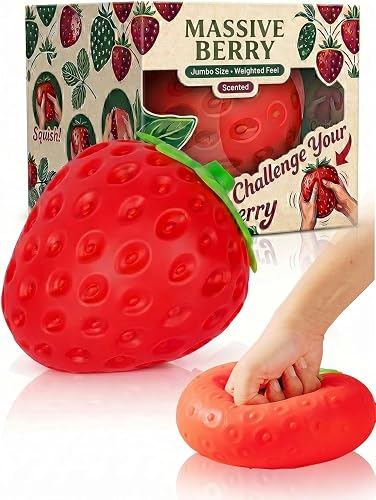 Squishy Squeeze Strawberry Giant Jumbo Big 7 Inch Slow Rising