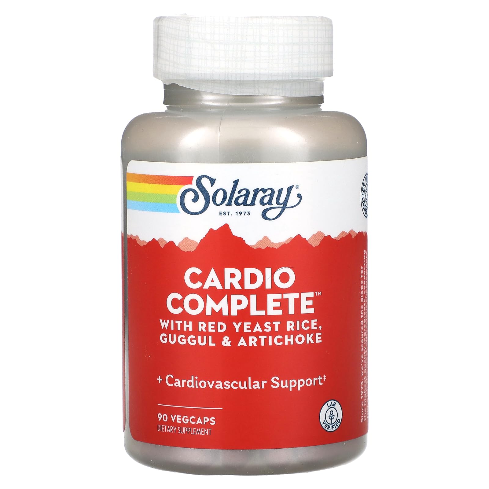 SOLARAY CardioComplete, Cardiovascular System Support | Red Yeast Rice, Guggul & Artichoke Extracts & More | 90 VegCaps