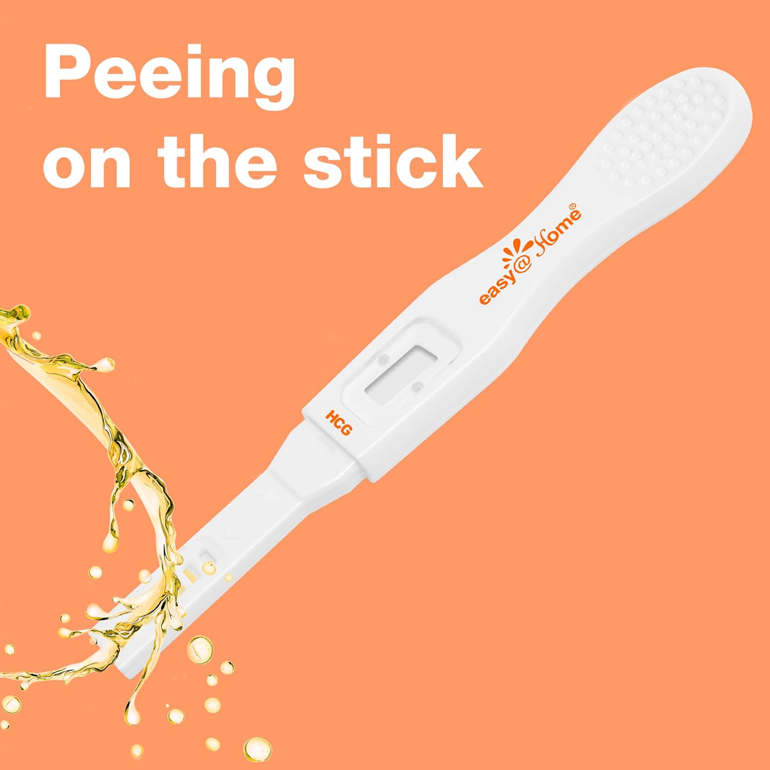 Easy@Home 3 Pregnancy Test Sticks - hCG Midstream Tests, Powered by Premom Ovulation Predictor iOS and Android App