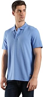 Melange Regular Fit Cotton Polo T-Shirt Price In India