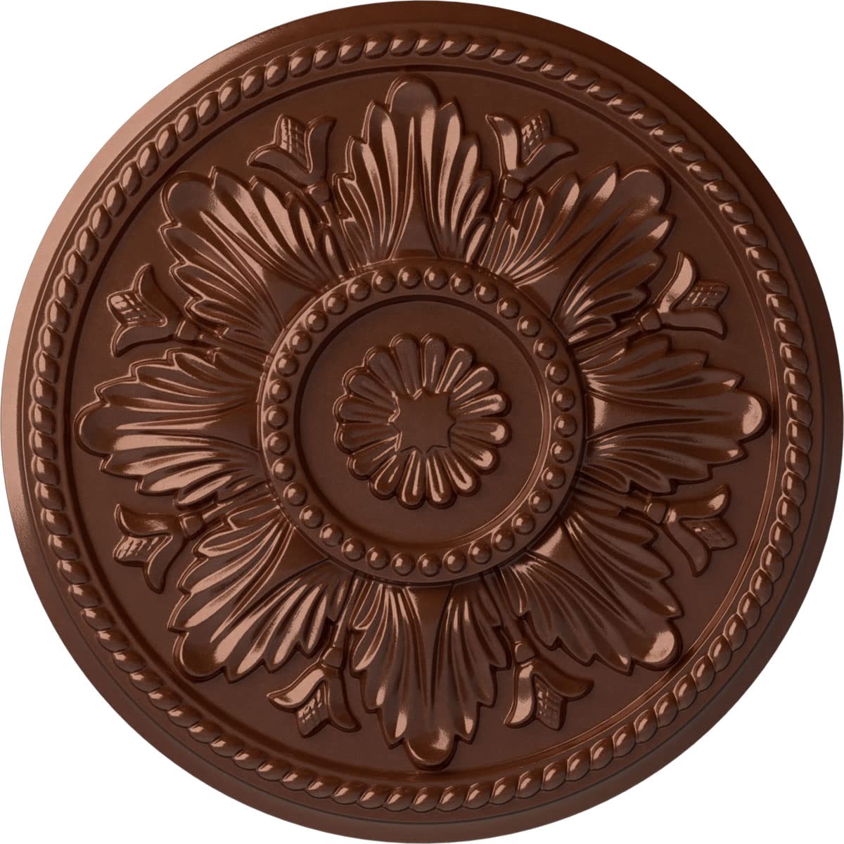 Ekena Millwork CM18EDCPS Edinburgh Ceiling Medallion, Copper Penny