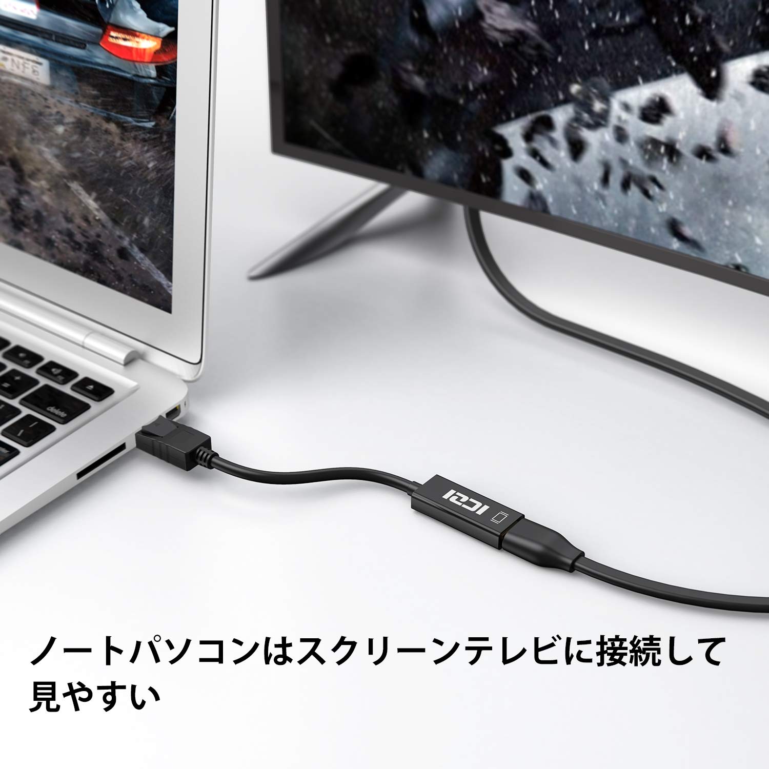 Amazon.co.jp: ICZI DisplayPort HDMI変換アダプタ4K＠30Hz解像度対応